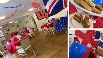 Remembrance Day coffee morning at Nottingham care home